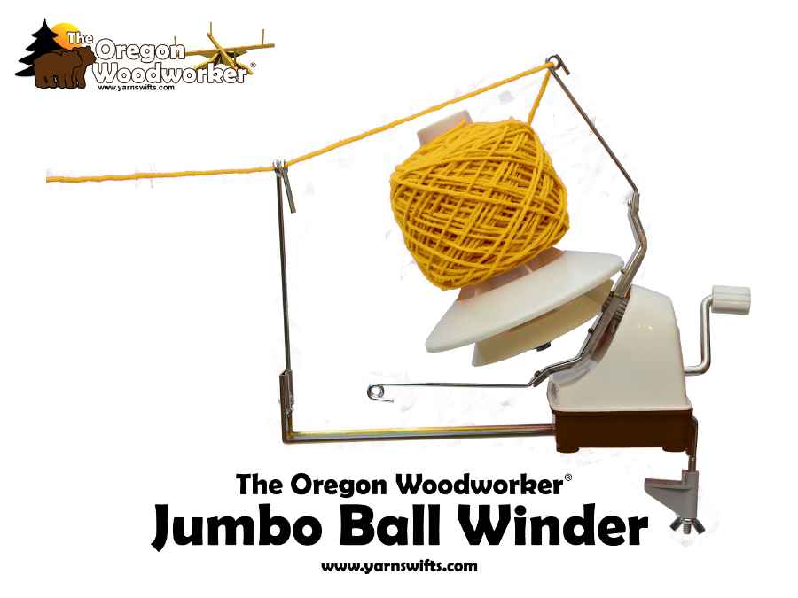 Vorole Yarn Winder 18oz, Large Yarn Ball Winder Tabletop Fibre Wool Winder  2” Clamp for Fiber Wool String Ball Winder, Jumbo Yarn Ball Winder, Yarn